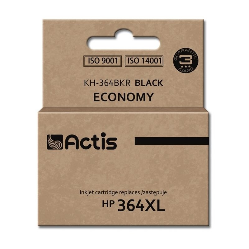 Actis KH-364BKR Tusz do drukarki HP, Zamiennik HP 364XL CN684EE;  Standard;  20 ml;  czarny.