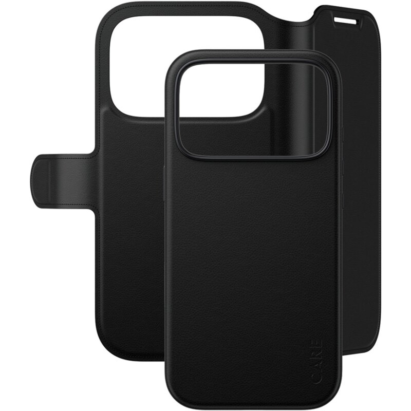 Etui PANZERGLASS Care Tango 2w1 Wallet Case MagSafe do iPhone 18 Pro/17 Pro Czarny