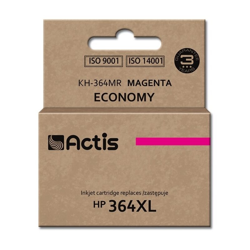Actis KH-364MR Tusz do drukarki HP, Zamiennik HP 364XL CB324EE;  Standard;  12 ml;  purpurowy.