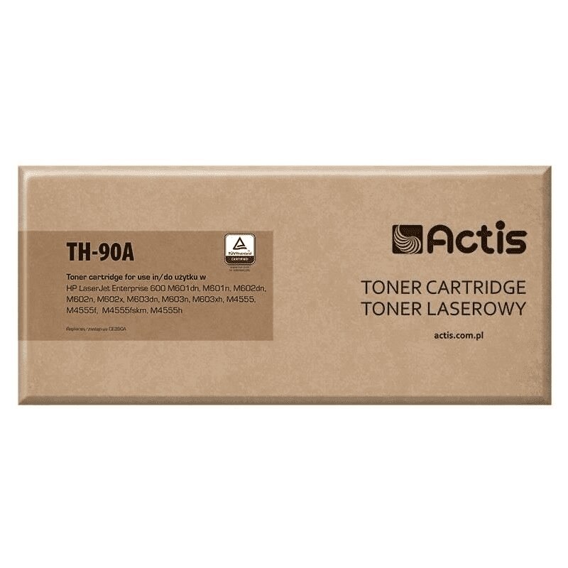 Actis TH-90A Toner do drukarki HP, Zamiennik HP 90A CE390A; Standard; 10000 stron; czarny.
