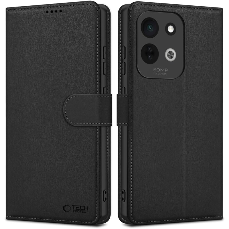 Etui TECH-PROTECT Wallet do Xiaomi Redmi 17 4G/5G Czarny