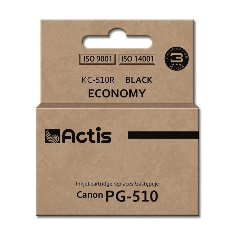 Actis KC-510R Tusz do drukarki Canon, Zamiennik Canon PG-510; Standard; 12 ml; czarny.
