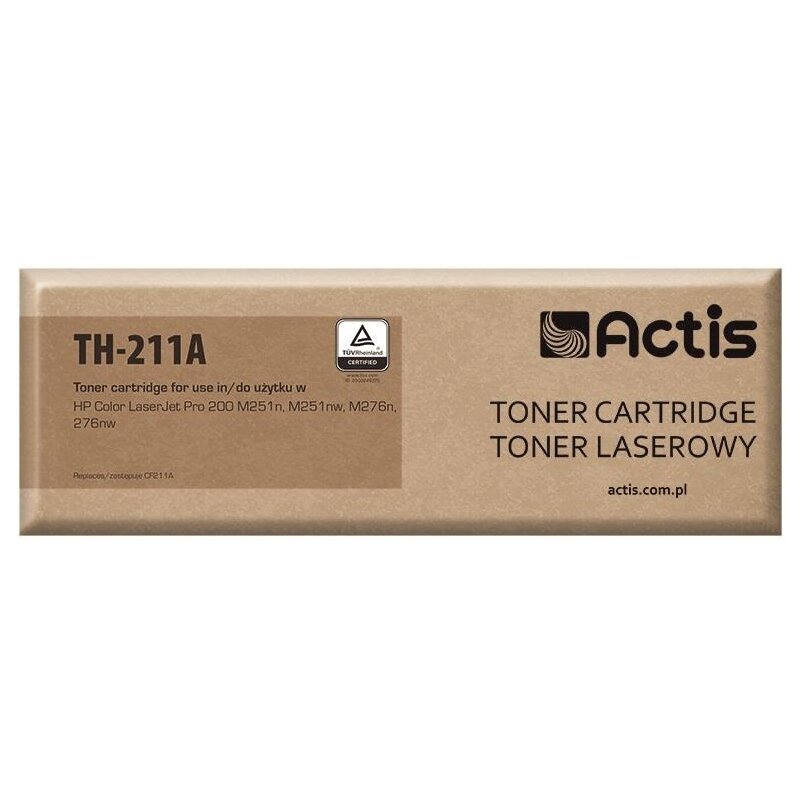 Actis TH-211A Toner do drukarek HP, Canon, Zamiennik HP 131A CF211A, Canon CRG-731C; Standard; 1800 stron; błękitny.