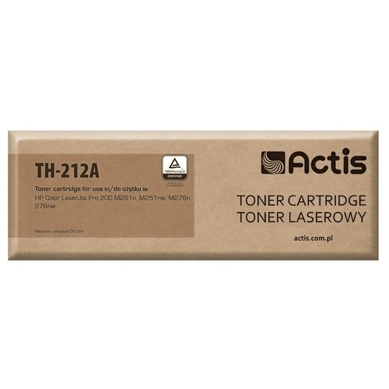 Actis TH-212A Toner do drukarek HP, Canon, Zamiennik HP 131A CF212A, Canon CRG-731Y; Standard; 1800 stron; żółty.