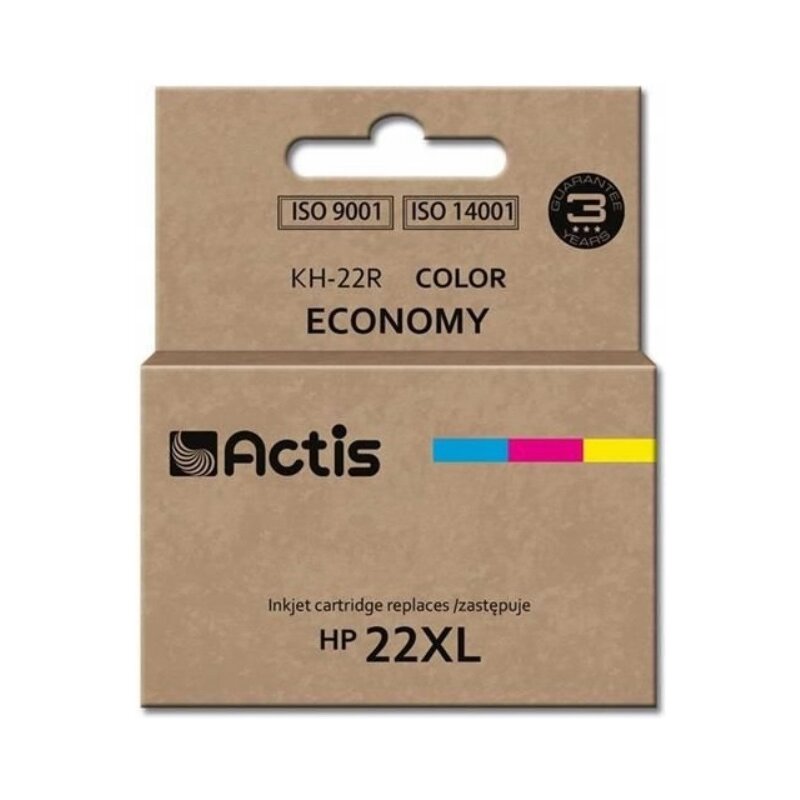 Actis KH-22R Tusz do drukarki HP, Zamiennik HP 22XL C9352A; Standard; 18 ml; kolor.
