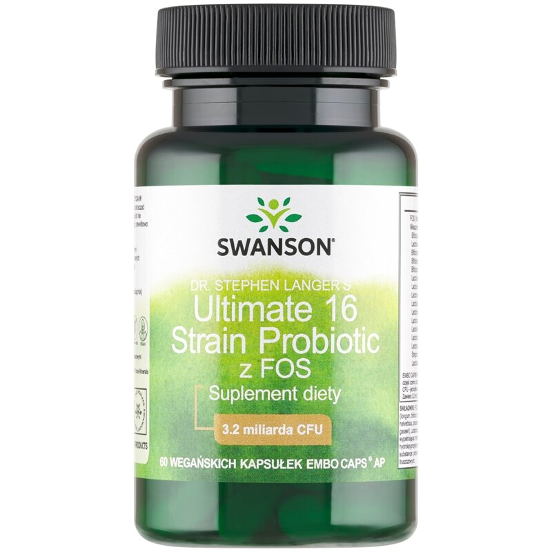 Probiotyk SWANSON Ultimate 16 Strain Formula (60 kapsułek)