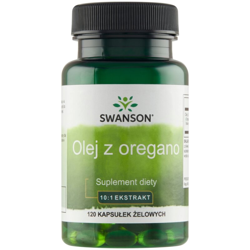 Suplement diety SWANSON Olej z oregano (120 kapsułek)
