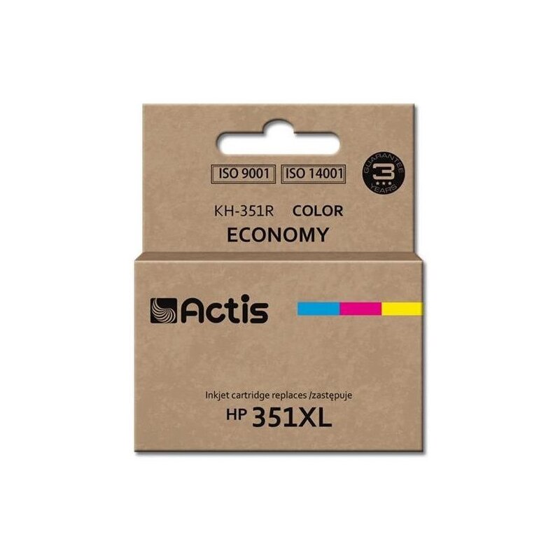 Actis KH-351R Tusz do drukarki HP, Zamiennik HP 351XL CB338EE; Standard; 21 ml; kolor.