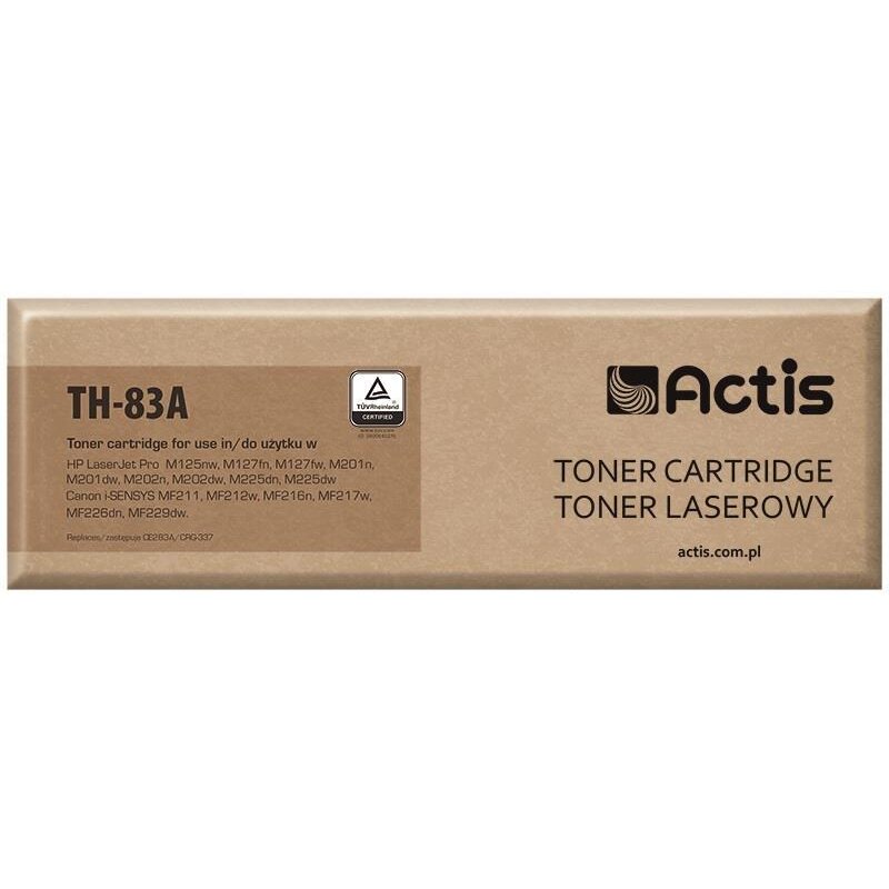 Actis TH-83A Toner do drukarek HP, Canon, Zamiennik HP 83A CF283A, Canon CRG-737;  Standard;  1500 stron;  czarny.