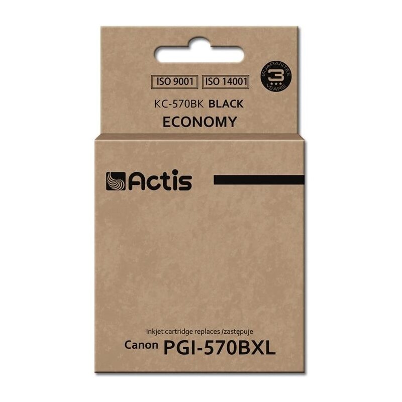 Actis KC-570BK Tusz do drukarki Canon, Zamiennik Canon PGI-570BK; Standard; 22 ml; czarny.