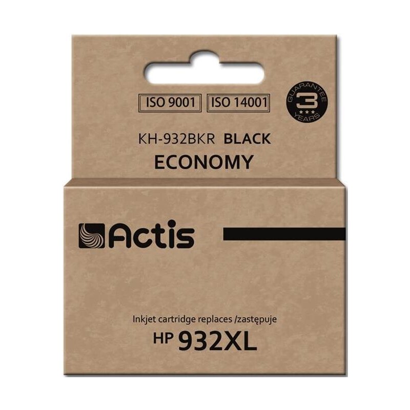 Actis KH-932BKR Tusz do drukarki HP, Zamiennik HP 932XL CN053AE; Standard; 30 ml; czarny.