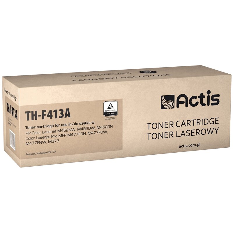 Actis TH-F413A Toner do drukarki HP, Zamiennik HP 410A CF413A; Canon CRG 046 Y 1247C002; Standard; 2300 stron; purpurowy.