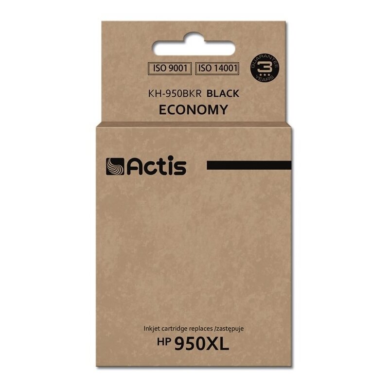 Actis KH-950BKR Tusz do drukarki HP, Zamiennik HP 950XL CN045AE; Standard; 80 ml; czarny.