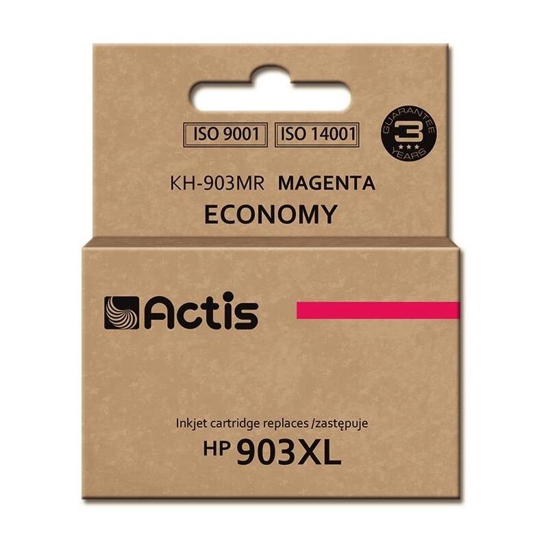 Actis KH-903MR Tusz do drukarki HP, Zamiennik HP 903XL T6M07AE; Standard; 12 ml; purpurowy - Nowy Chip