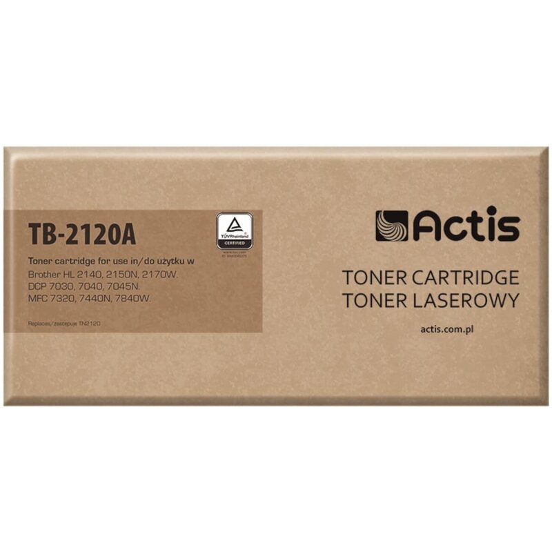 Actis TB-2120A Toner do drukarki Brother, Zamiennik Brother TN-2120, TN2120; Standard; 2600 stron; czarny.