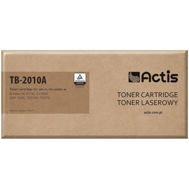 Actis TB-2010A Toner do drukarki Brother, Zamiennik Brother TN-2010; Standard; 1000 stron; czarny.
