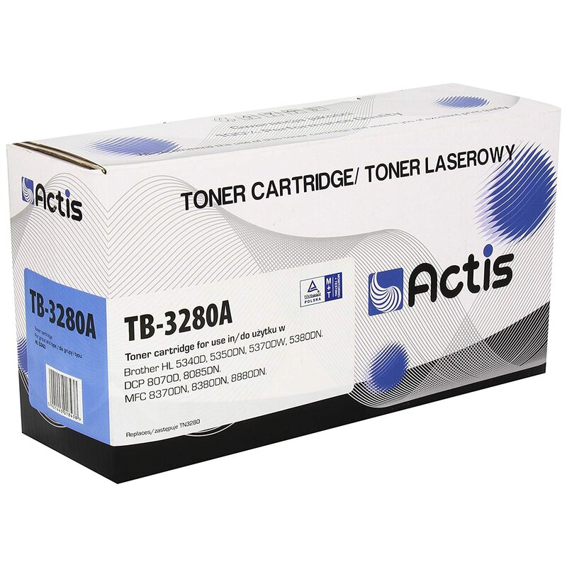 Actis TB-3280A Toner do drukarki Brother, Zamiennik Brother TN-3280; Standard; 8000 stron; czarny.