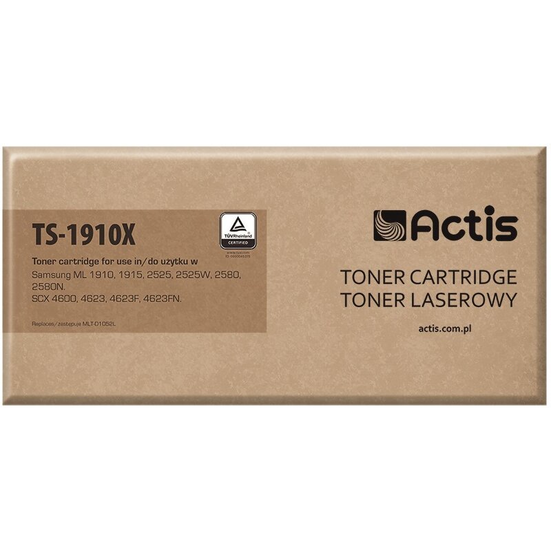 Actis TS-1910X Toner do drukarki Samsung, Zamiennik Samsung MLT-D1052L;  Standard;  2500 stron;  czarny.