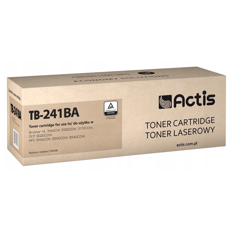 Actis TB-241BA Toner do drukarki Brother, Zamiennik Brother TN-241BK; Standard; 2500 stron; czarny.
