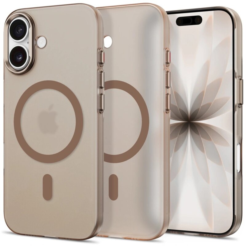Etui TECH-PROTECT MagZero MagSafe do Apple iPhone 17 Złoty matowy