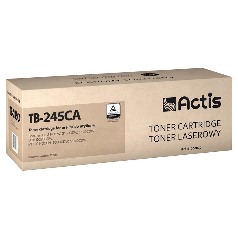 Actis TB-245CA Toner do drukarki Brother, Zamiennik Brother TN-245C; Standard; 2200 stron; błękitny.