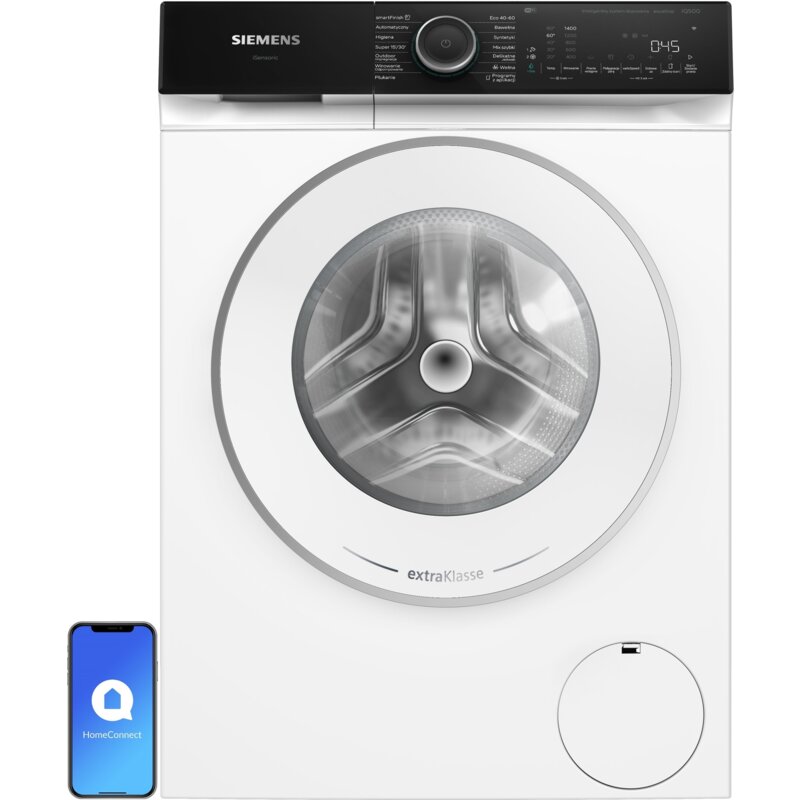 Pralka SIEMENS IQ500 WG64N2AMPL 11kg 63.3cm 1400obr Sterowanie smartfonem