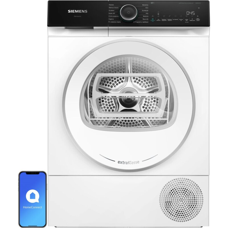 Suszarka SIEMENS IQ500 WQ46N2DBPL 64.8cm Sterowanie smartfonem