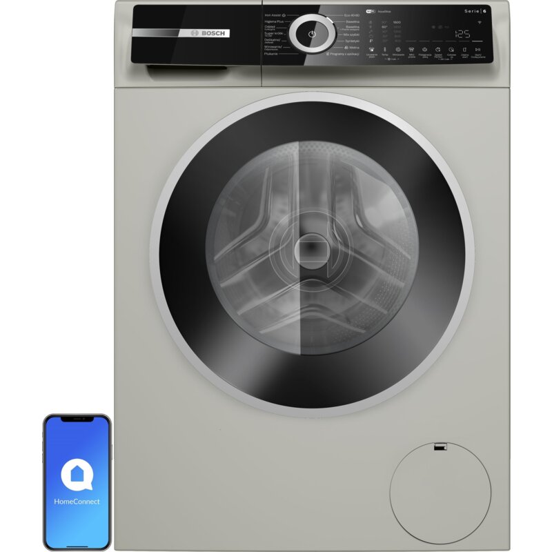 Pralka BOSCH Seria 6 WGN2560XPL 10kg 63.3cm 1600obr Sterowanie smartfonem