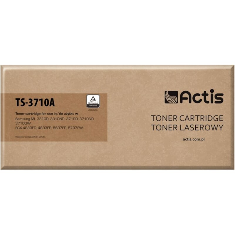 Actis TS-3710A Toner do drukarki Samsung, Zamiennik Samsung MLT-D205L; Standard; 5000 stron; czarny.