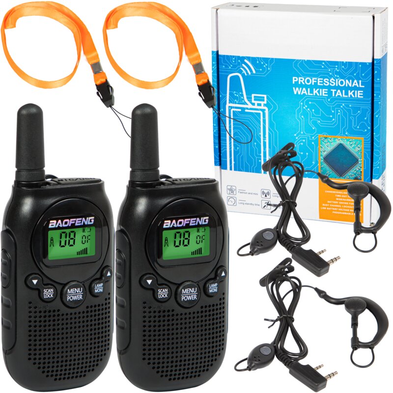 Radiotelefon BAOFENG BF-T6 Czarny (2 szt.)