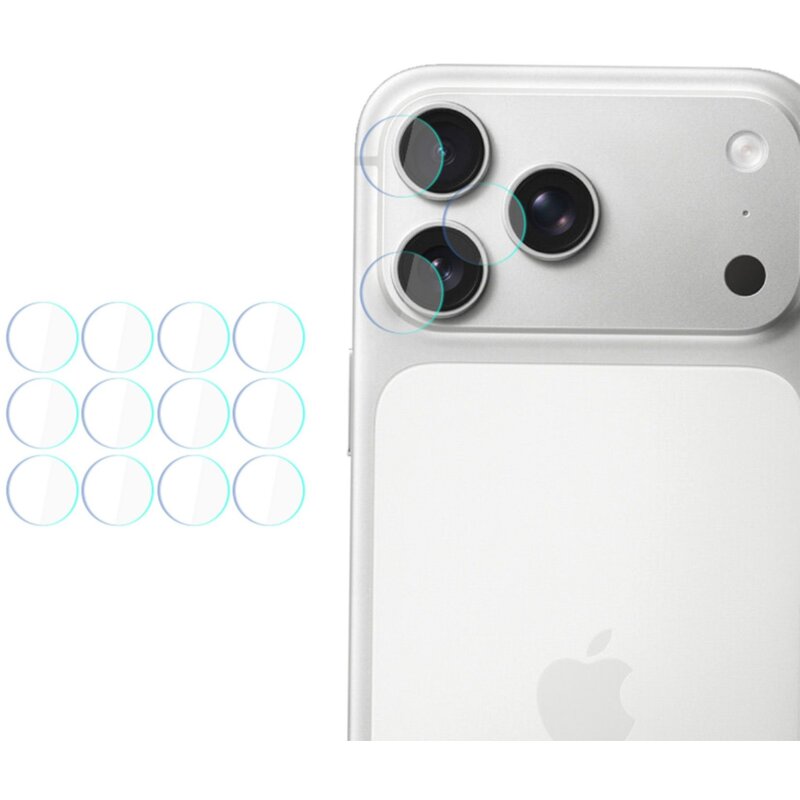 Szkło hybrydowe na obiektyw 3MK Hardy Fusion Lens Protection do Apple iPhone 18 Pro/18 Pro Max (4 szt.)