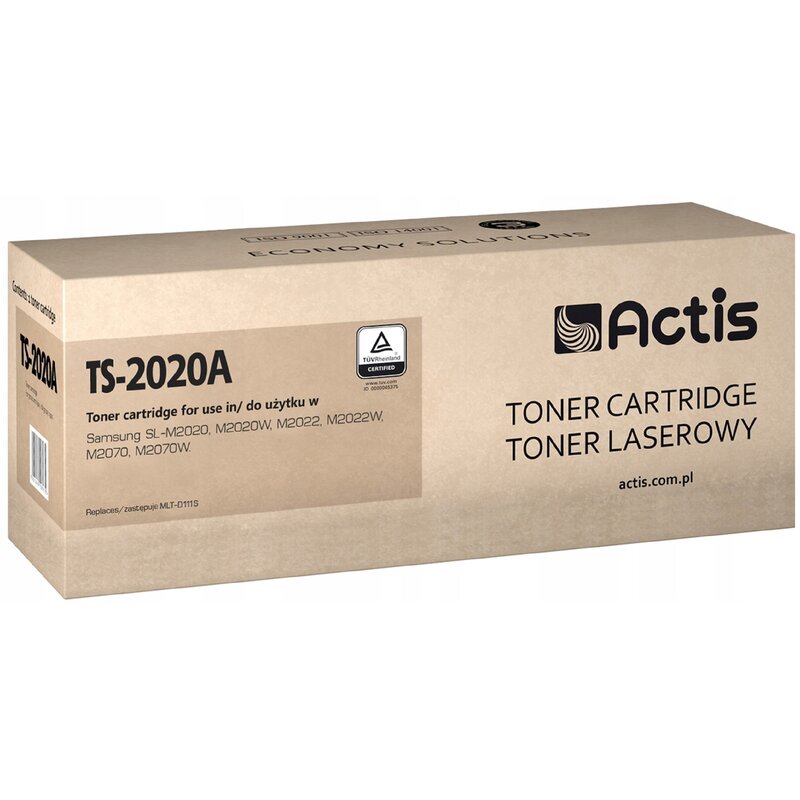 Actis TS-2020A Toner do drukarki Samsung, Zamiennik Samsung MLT-D111S, MLTD111S; Standard; 1000 stron; czarny.