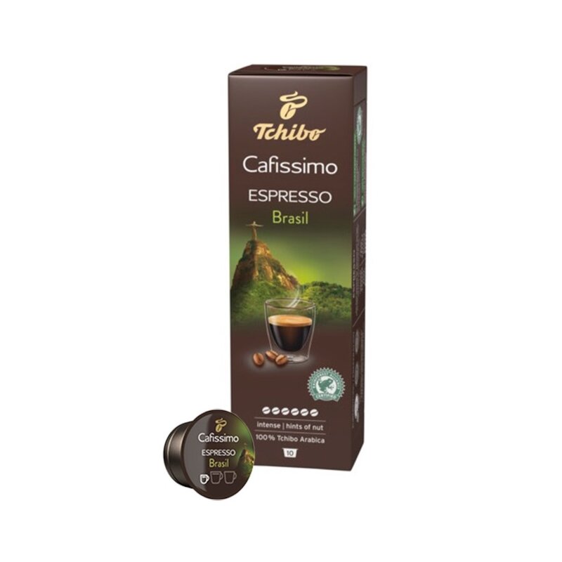 Kapsułki TCHIBO Espresso Brasil Beleza do ekspresu Tchibo Cafissimo