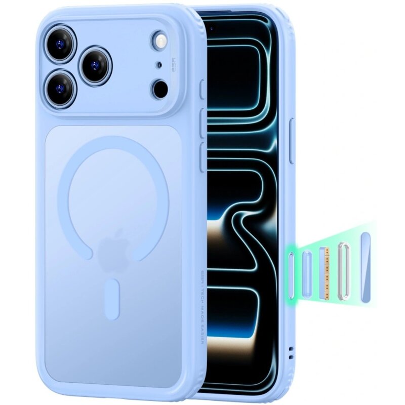 ESR Classic Hybrid Magsafe do iPhone 18 Pro / 17 Pro Jasnoniebieski