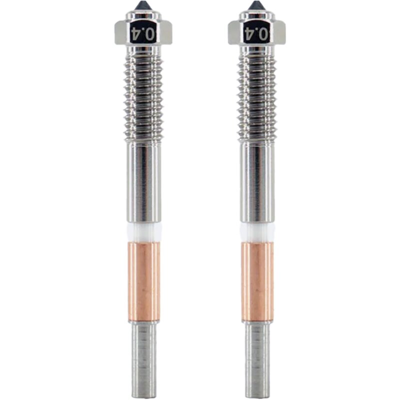 Dysza bimetaliczna QIDI 0.4 mm dla serii Q2 (2 szt.)