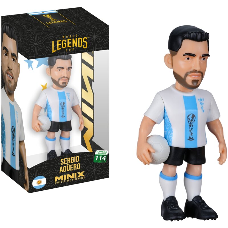 Figurka MINIX Football Legends World Cup Argentina Sergio Agüero