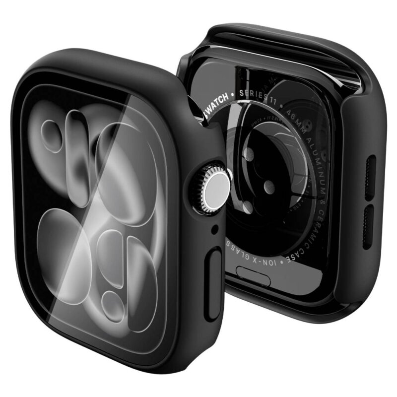 Etui SPIGEN Thin Fit 360 do Apple Watch 10/11 (46 mm) Czarny