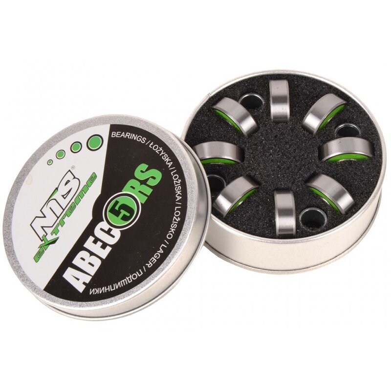 Łożyska NILS EXTREME ABEC-5 RS Carbon (8 sztuk)