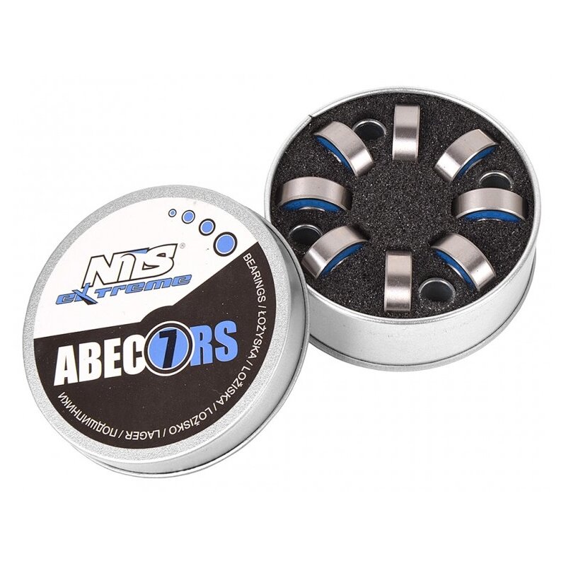 Łożyska NILS EXTREME ABEC-7 RS Carbon (8 sztuk)