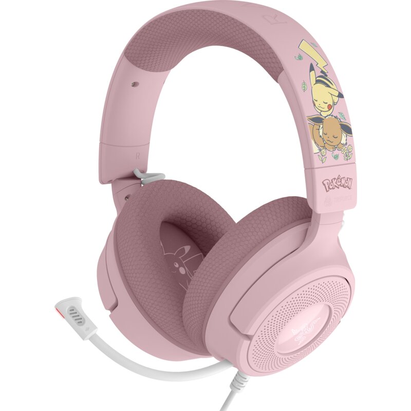 Słuchawki RAZER Kraken V4 X Pokemon Pikachu & Eevee Edition Nauszne, Dźwięk przestrzenny