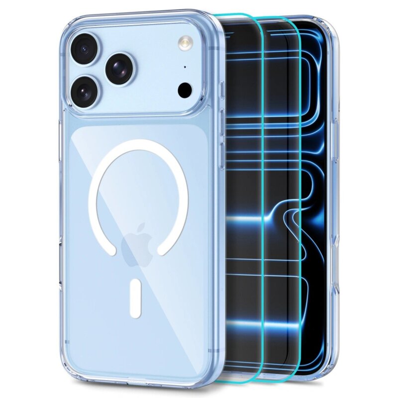 Tech-Protect Flexair Hybrid Magsafe + Glass 2-Pack Do Iphone 17 Pro Max /