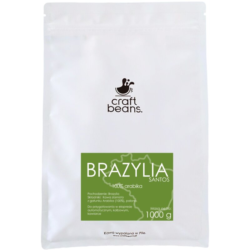 Kawa ziarnista CRAFT BEANS Brazylia Santos 1 kg