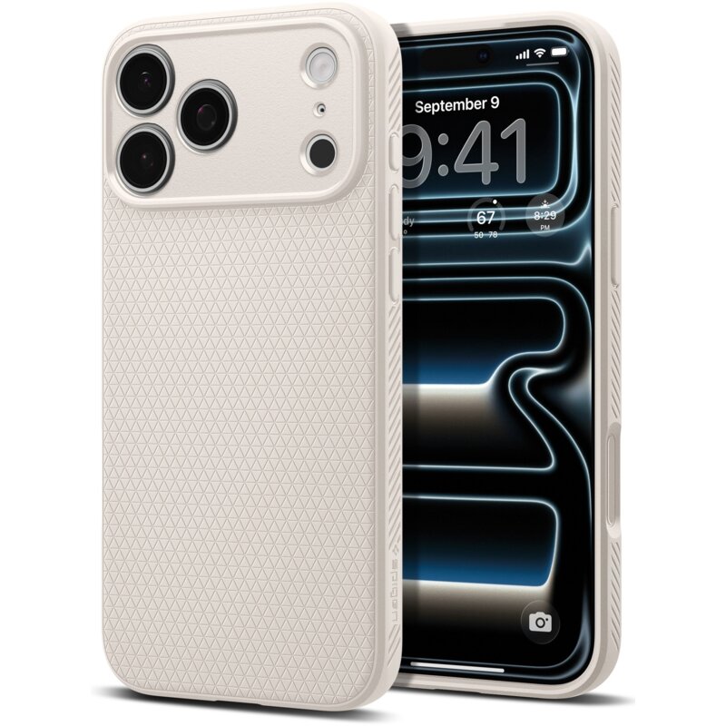 Etui SPIGEN Liquid Air do Apple iPhone 17 Pro/18 Pro Beżowy