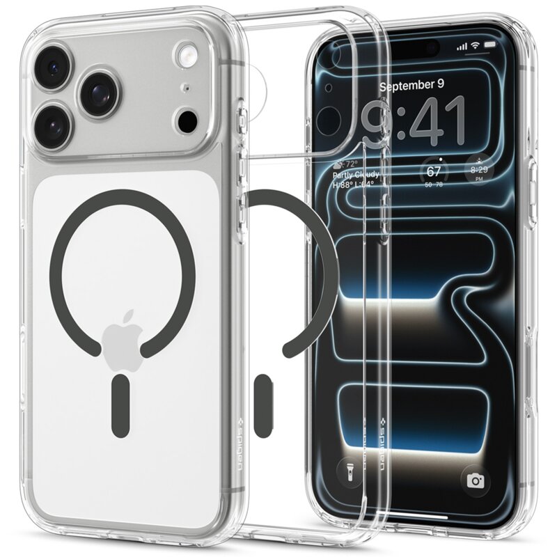 Etui SPIGEN Ultra Hybrid MagSafe do Apple iPhone 17 Pro/18 Pro Grafitowy