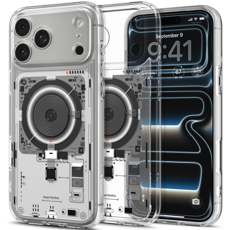 Etui SPIGEN Ultra Hybrid MagSafe do Apple iPhone 17 Pro/18 Pro Przezroczysty