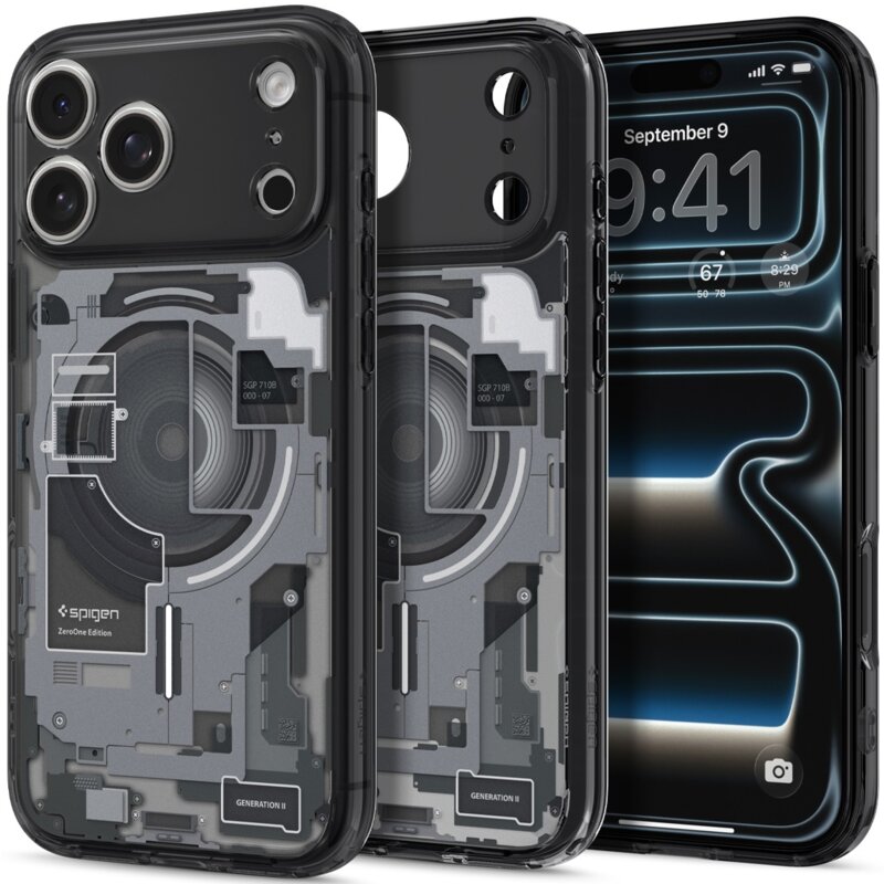 Etui SPIGEN Ultra Hybrid MagSafe do Apple iPhone 17 Pro/18 Pro Czarny