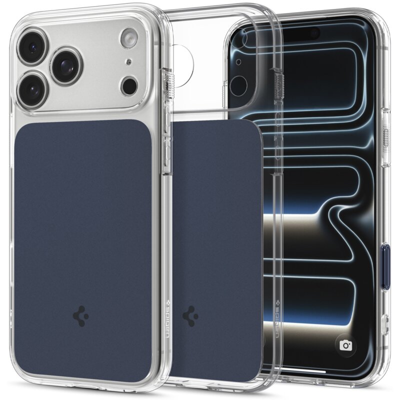 Etui SPIGEN Ultra Hybrid T MagSafe do Apple iPhone 18 Pro Max/17 Pro Max Niebieski matowy