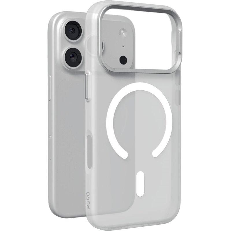 Etui PURO Lightfeel Mag MagSafe do Apple iPhone 18 Pro Biały