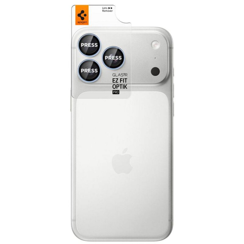 Szkło hartowane na obiektyw SPIGEN Optik Pro Glas Tr do Apple iPhone 18 Pro/18 Pro Max Jasnoniebieski (2 szt.)