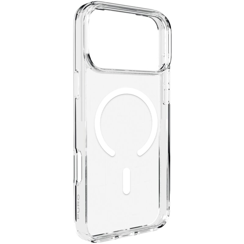 Etui PURO Lite Mag MagSafe do Apple iPhone 18 Pro Przezroczysto-biały